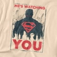 thumbnail image 2 of Superman T-Shirt Hes Watching You Unisex Graphic Tee For Men & Women, 2 of 7