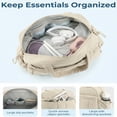 thumbnail image 6 of Sports tote bag, women's gym bag with wet and dry compartments, women's short-trip travel bag, waterproof sports and fitness bag, carry-on bag （gray）, 6 of 7