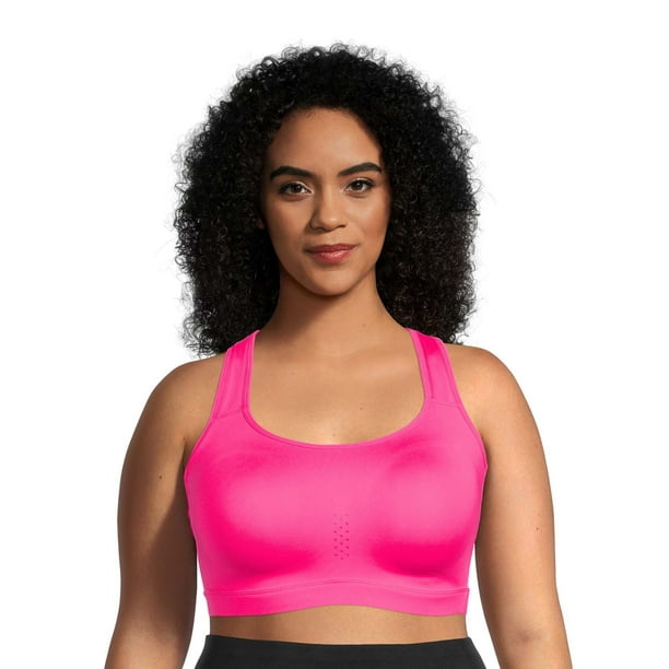 Avia Women's Plus Size Mesh Back Sports Bra
