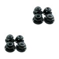 thumbnail image 3 of maskred 4pcs Alliage d'Aluminium Nylon Roue Écrou de Blocage pour 1/10 Axial SCX10 Crawler Robuste et Durable en Alliage d'Aluminium Nylon Roue Noir 2Set, 3 of 6
