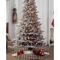 thumbnail image 4 of Brown Plaid Christmas Tree Skirt 48 Inches Large Christmas Skirt Tree, Farmhouse Buffalo Checkered Vintage Tree Skirt Christmas Decorations for Fireplace Party Holidays Indoor Outdoor, 4 of 7