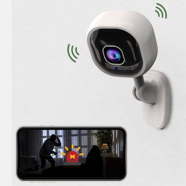 Cámara Interior WiFi, Visión Nocturna Interior De La Cámara De Seguridad HD 1080P Para El Hogar