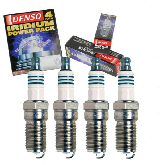 4 pc DENSO Iridium Power Spark Plugs compatible with Ford Focus 2.0L 2.3L L4 2012-2016