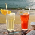 thumbnail image 4 of Inoxidable Acero Revolver Cuchara, 4uds 6 Pulgadas Largo Mango Cuchara Mezcla Agitador Cuadrado Cucharas Café Cucharas Cóctel Hielo Crema Cucharadita para Fiesta Bar  (Negro), 4 of 7