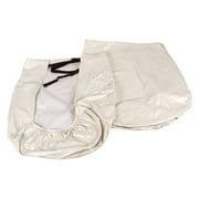 Camco 45332 - Vinyl Colonial White 29" Single Axle Tire Covers