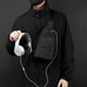 thumbnail image 5 of RKSTN crossbody bags for women Men's High-end Bag Chest Bag With Headphone Port Removable Buckle Side Bag Travel Outdoor, 5 of 6
