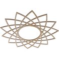 thumbnail image 2 of Ekena Millwork 28"OD x 10 3/4"ID x 3/8"T Eleanor Wood Fretwork Pierced Ceiling Medallion, Birch, 2 of 3