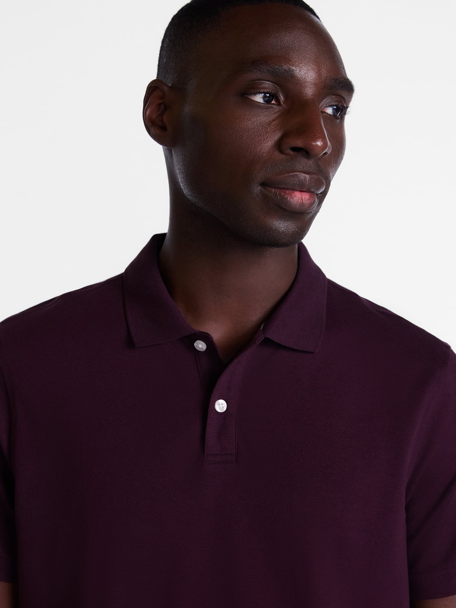 George Men's and Big & Tall Men's Pique Polo with Short Sleeves, Sizes XS-5XL, LT-3XLT