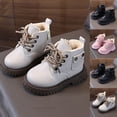 thumbnail image 6 of ZACPNCV Girls Riding Boots Leather Thermal Winter Boots Black, 6 of 6