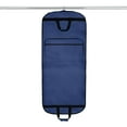 thumbnail image 2 of DALIX 60" Professional Garment Bag Cover for Suits Pants and Gowns Dresses (Foldable) Navy Blue, 2 of 7