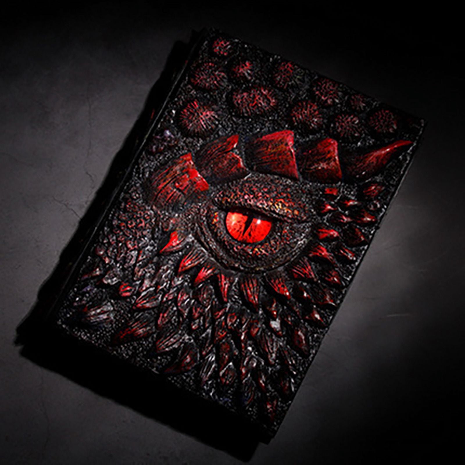 Fashion Vintage Dragon Embossed Resin Cover Travel Diary Notebook Travel Journal