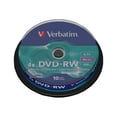 thumbnail image 2 of Verbatim DataLifePlus 10 Pack DVD-RW Discs 4.7GB 4x Rewritable Discs Matte Silver For Video Recording and Data Storage (Spindle), 2 of 17