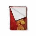 thumbnail image 2 of Dragon Soft Flannel Fleece Throw Blanket, Chinese Heritage Historical Eastern Motif Creature Design, Cozy Plush for Indoor and Outdoor Use, 60" x 80", Orange Yellow, by Ambesonne, 2 of 6
