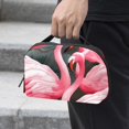thumbnail image 2 of Flamingo Travel Organizer Waterproof Oxford Cloth Storage Pouch for Small Electronics, Hard Drive, and Cable Bag, 2 of 6