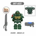 thumbnail image 6 of MY611 MY615 Bricks Doll Dark Ange Blood Angel Ultramarines Salamanders Mini Action Figure Model Toy Building Blocks Gift, 6 of 10