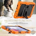 thumbnail image 2 of for Samsung Galaxy Tab A7 Lite 2021 SM-T225/SM-T220 Case, Kickstand 3 in 1 [Soft & Hard] Hybrid Shockproof Heavy Duty Rugged Anti-Slip Scratch Resistant Case Cover,Orange, 2 of 4