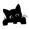 thumbnail image 1 of Adorno de metal para puerta de gato, adorno para marco de puerta, decoración para puerta o ventana, adorable placa de arte de pared, silueta de gato Estilo B, 1 of 8
