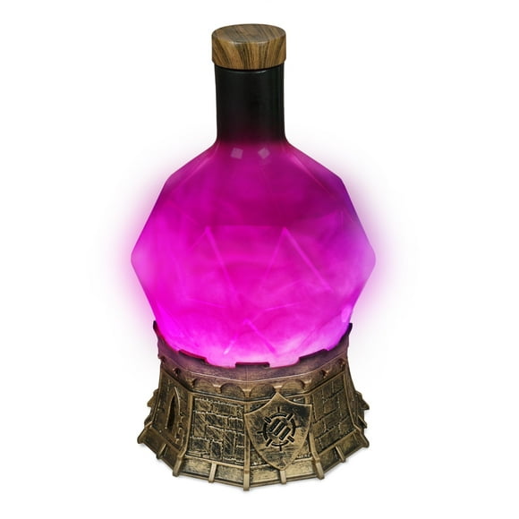 ENHANCE Lumière de Potion de Sorcier de Jeu avec Infusion Mystique Tourbillonnante - Accessoire de Lumière d'Ambiance pour Bouteille de Potion pour Immersion de Jeu sur Table, Salle de Jeux, Déco de Bureau