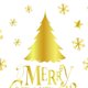thumbnail image 5 of Adhesivo estático de PVC de Navidad extraíble, pegatinas de ventana de Papá Noel, pegatinas de pared de copo de nieve para embellecer, Kits de decoración para fiestas dorado Weihnachtsbaum Kearding JR1141-04, 5 of 5
