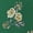 Dark Green, variant on Women's Ruffle Sleeve Self-Tie V Neck Above Knee Ruffled A-Line Floral Chiffon Dress XL Emerald Green