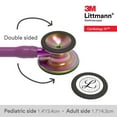 thumbnail image 6 of Littmann Cardiology IV Diagnostic Stethoscope, Rainbow, Plum Tube, Violet Stem, 6 of 10