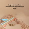 thumbnail image 3 of Carpet Scraper Rake, Reusable Pet Hair Remover Set Metal Edge Design Retractable  for Fur Rug Light Blue,Light Grey, 3 of 8