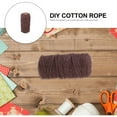thumbnail image 3 of Supvox DIY Craft Cotton Rope Macrame Cord 3mm Coffee Hand Made Multipurpose Cotton Cord, 3 of 5