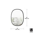 thumbnail image 2 of Umbra Hub 18x24" Oval Wall Mirror, 2 of 13