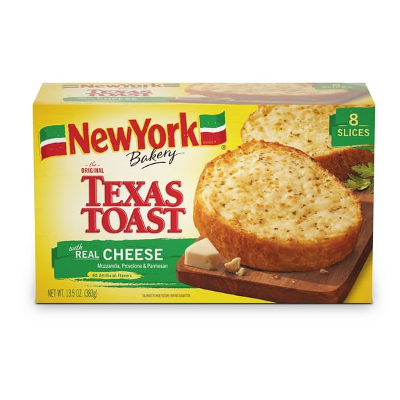 New York Bakery Real Cheese Texas Toast, 13.5 oz (8 Count), Frozen