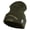 Olive, variant on US Submarine Retired Military Embroidered 12 inch Cuffed Knit YP Long Beanie - White OSFM