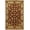 Rust, Peach, Olive / Parkhill, variant on Hauteloom Parkhill Wool Living Room, Bedroom Area Rug - Traditional - Rust, Peach, Olive - 5'6" x 8'6"