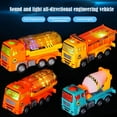thumbnail image 3 of Light and Music Engineering Vehicle Toy with Sound & Light Effects, 15*6*8 cm, Plastic Material, Suitable for Children's Play, 3 of 8