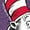 HEATHER PURPLE, variant on Dr. Seuss - Cat In Hat Spanish  - Girls Toddler And Youth Fitted Short Sleeve Tee
