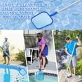 thumbnail image 6 of Swimming Pool Leaf Net - 186cm Swimming Pool Leaf Cleaning Net Mesh Pool Cleaning - 4 Removable Connections Aluminium Rods Leaf Cleaning Net Skimmer for Aquariums/Fountains/Whirlpools/Ponds - 2024, 6 of 7