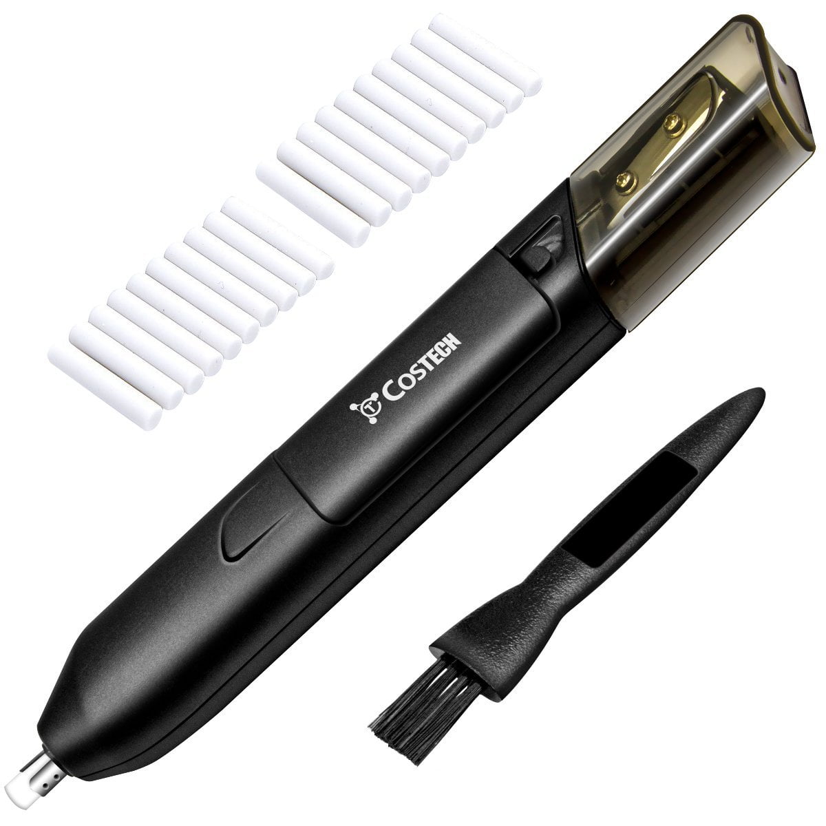 Electric Eraser Kit, Costech Portable 2 In 1 Design with Manual Pencil