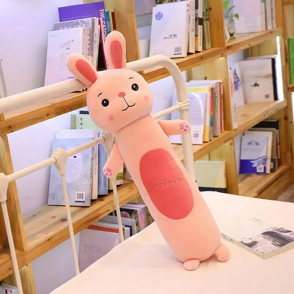50-110cm Cartoon Rabbit Lion Monkey Frog Sleep Long Pillow Cute Animal Doll Girl Plush Toy On The Lazy Man Bed Soft Comfortable
