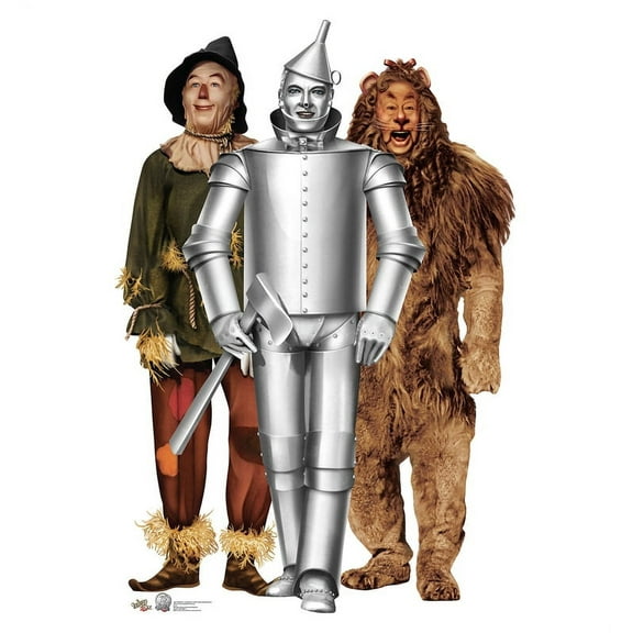 Advanced Graphics Wizard of Oz Tinman, Lion and Scarecrow Cardboard Stand-Up, 5.5ft