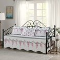 thumbnail image 4 of Home Soft Things 4 Piece Embroidered Daybed Bedspread Set - Wisteria - 75"x39", 4 of 13