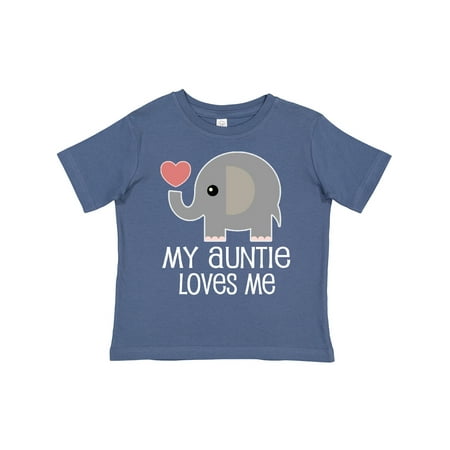

Inktastic My Auntie Loves Me Niece Gift Toddler Boy or Toddler Girl T-Shirt
