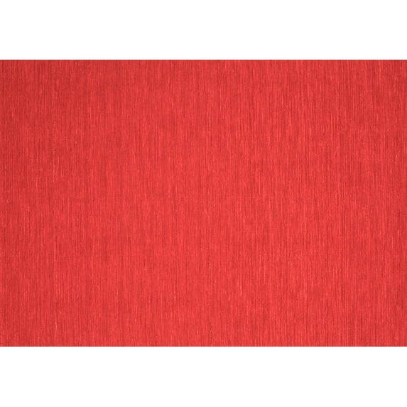 Ahgly Company Indoor Rectangle Abstract Orange Contemporary Area Rugs, 6' x 9'
