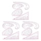 thumbnail image 4 of Injueey 4 Pieces Pattern Sewing Ruler DIY Tailor Calibrated Half-round Drawing Drafting Metric Dressmaking Clothing Manual Curve Type1 NO1, 4 of 6
