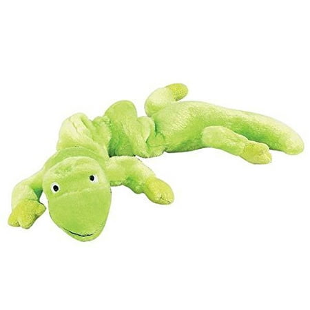 Gecko Lizard Bungee Dog Toys Durable Plush Stretch Colorful Squeaky Toy For Dogs(Neon Green)