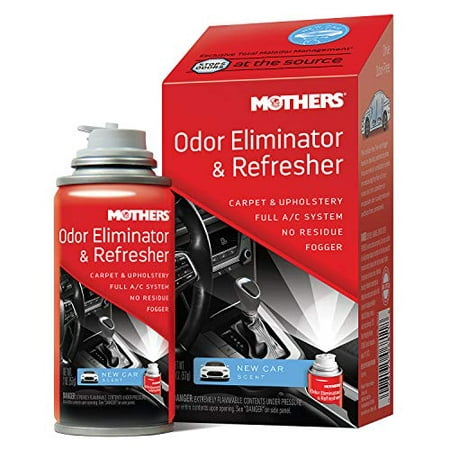 Mothers 06811 Odor Eliminator & Refresher, New Car