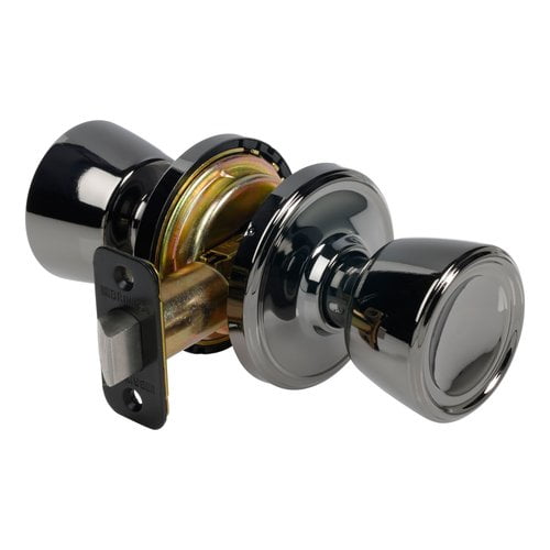 Brink's Interior NonLocking Passage Doorknob, Black Pearl Finish
