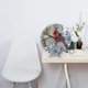thumbnail image 3 of Reloj de pared de invierno con pájaro cardenal descansando en una rama - Reloj de pared silencioso de 10 pulgadas que no hace tictac - Estilo rústico retro campestre decorativo para sala de estar,, 3 of 7