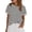 Black #010, variant on Womens Short Sleeve Striped Tshirts Summer Color Block Scalloped Tops Trendy Casual Basic Tee Shirts, XL