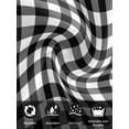 thumbnail image 7 of Black White Plaid Cloth Napkins Set of 4 Reusable Dinner Napkins, Modern Simple Buffalo Check Gingham Cocktail Napkin Washable Table Napkins for Wedding/Holiday Party/Baby Shower 20"x20", 7 of 7