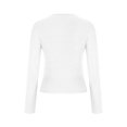 thumbnail image 5 of Womens Long Sleeve Henley Shirts Slim Fit Business Casual Tops Button Up Trendy Ribbed Knit T Shirts 2026 Fall Going Out Top Ladies, 5 of 7