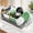 Silver, variant on Extendable Dish Drying Rack with Cutlery & Cup Holders, Large Multifunctional Countertop Dish Organizer with Drainage, Adjustable 18.2"-25.7" L x 12.9" W, White