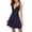 C-Blue125, variant on DHFJKG Dresses For Women Summer V Neck Sleeveless Sexy Stretchy Solid Color Party Mini Dress A Line Formal Casual Wear Spaghetti Strap Versatile Dresses